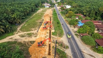 Proyek Pipa Gas Dusem Segmen 2 Garapan Brantas Abipraya Capai 32%