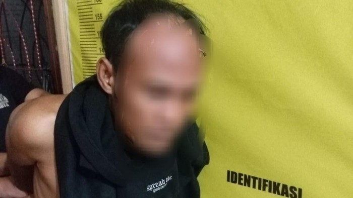 Tampang pelaku curanmor di Palembang saat diamankan polisi
