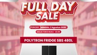 Ada Diskon Gede Kulkas Side by Side Polytron di Transmart Full Day Sale