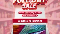 LED TV 43 Inch di Transmart Full Day Sale Diskon sampai 70%
