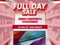 LED TV 43 Inch di Transmart Full Day Sale Diskon sampai 70%
