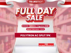 AC Split 1 PK Polytron di Transmart Full Day Sale Harganya Miring!