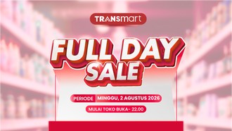 Pesta Diskon 50% + 20% di Transmart Full Day Sale, Jangan Lupa Merapat!