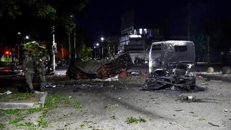 Kantor Polisi di Kolombia Diserang Truk Isi Bom Jelang Pelantikan Presiden Baru