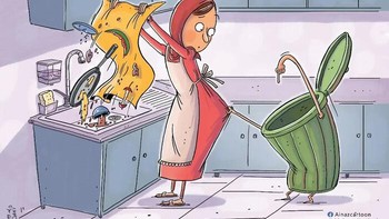 Tiba-tiba lupa dengan fungsi tempat sampah. Foto: Bored Panda