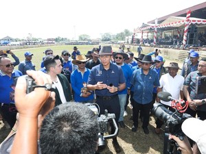 AHY Buka Lomba Karapan Sapi: Budaya Nusantara Harus Dijaga dan Diwariskan