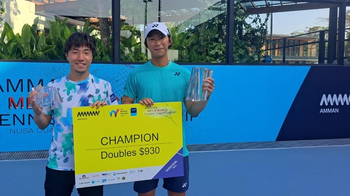 Taisei Ichikawa/Hikaru Shiraishi asal Jepang juara seri kedua M-15 Mens World Tennis Championship 2026.