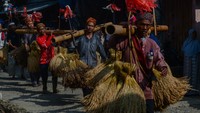 Padi Bergoyang di Atas Bambu, Ritual Ngarengkong Jadi Wujud Syukur Warga Citorek