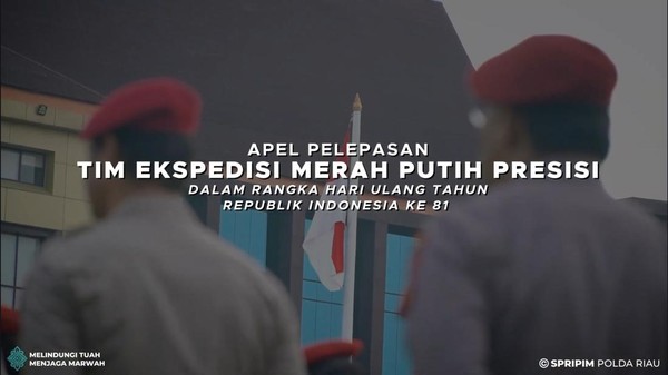 Kapolda Riau Lepas 8 Tim Ekspedisi ke 17 Wilayah Terluar