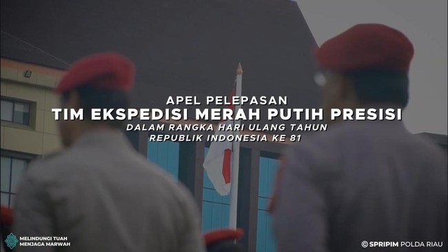 Kapolda Riau Lepas 8 Tim Ekspedisi ke 17 Wilayah Terluar