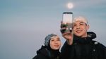 Rey Mbayang Nikmati Pendakian Gunung Merbabu, Makin Cantik Ada Dinda Hauw