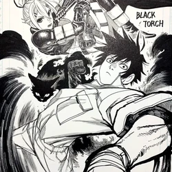 Mangaka Dandadan Promosikan Serial Black Torch, Posting Ilustrasi