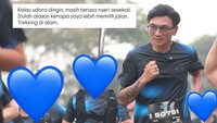 Anji juga bercerita lari merupakan hal yang menantang karena pada 2006 kakinya retak dan patah. Itulah kenapa saya tidak memaksakan diri mengikuti kegiatan lari. Ketika diajak mengikuti kegiatan lari lagi, saya mencoba menantang diri saya. Alhamdulillah bisa, tulisnya. (Foto: dok Instagram duniamanji)