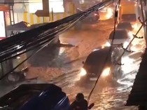 Jalanan Bogor Banjir Usai Hujan Deras, Lalin Sempat Macet