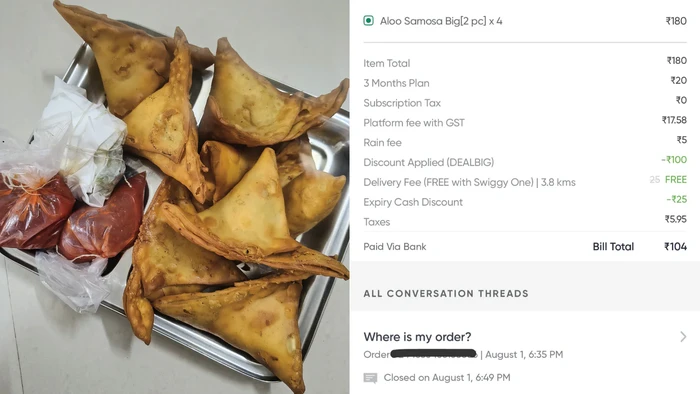 Beli Samosa Online Cuma Rp19 Ribu, Pelanggan Ini Takut Aplikasi Bangkrut