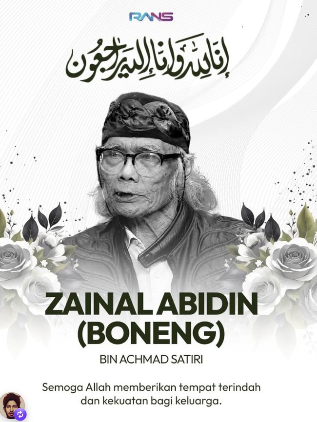 Diding Boneng Meninggal Dunia, Raffi Ahmad Berduka
