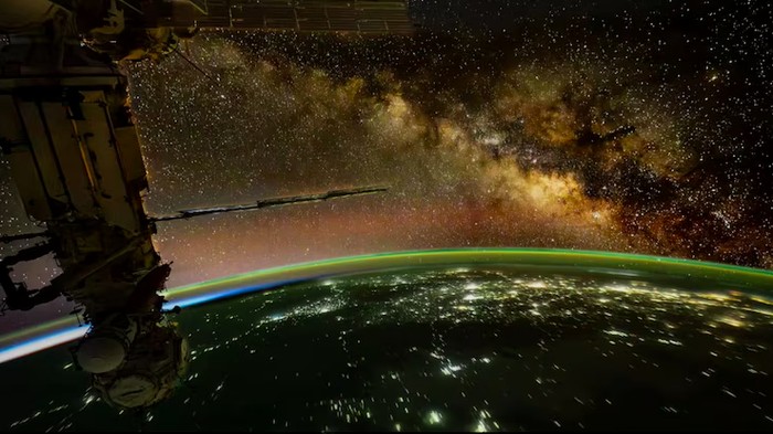 Ilustrasi Galaksi Bima Sakti dari luar angkasa (Foto: Don Pettit/NASA)