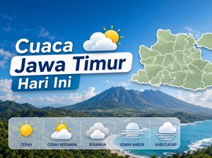 2 Wilayah di Jawa Timur Ini Suhu Panas 37 Derajat Celsius