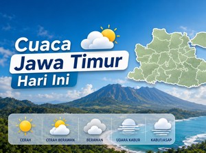 Cuaca Jatim Hari Ini: Kota Mojokerto Suhu Tembus 37 Derajat Celsius