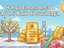 Harga Emas Antam Surabaya Hari Ini Naik Lagi, 1 Gram Rp 2.740.000