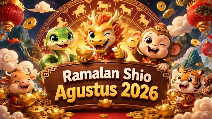 Ilustrasi ramalan shio Agustus 2026.