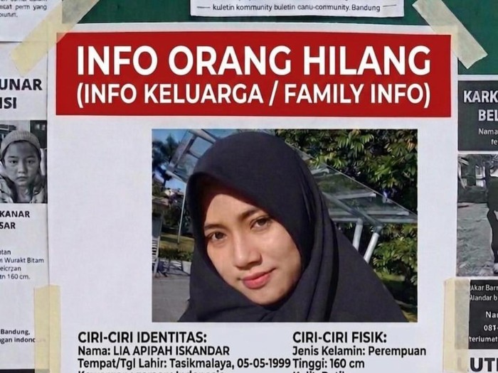 Info orang hilang.