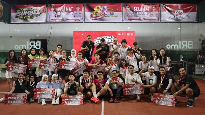 Kapolda Sumsel Cup 2026 resmi ditutup di Luxury Padel Club Palembang