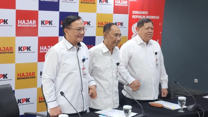 Konferensi pers Dewas KPK (Adrial/detikcom)