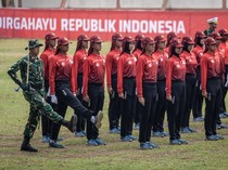 76 Anggota Paskibraka Nasional Matangkan Persiapan HUT Ke-81 RI