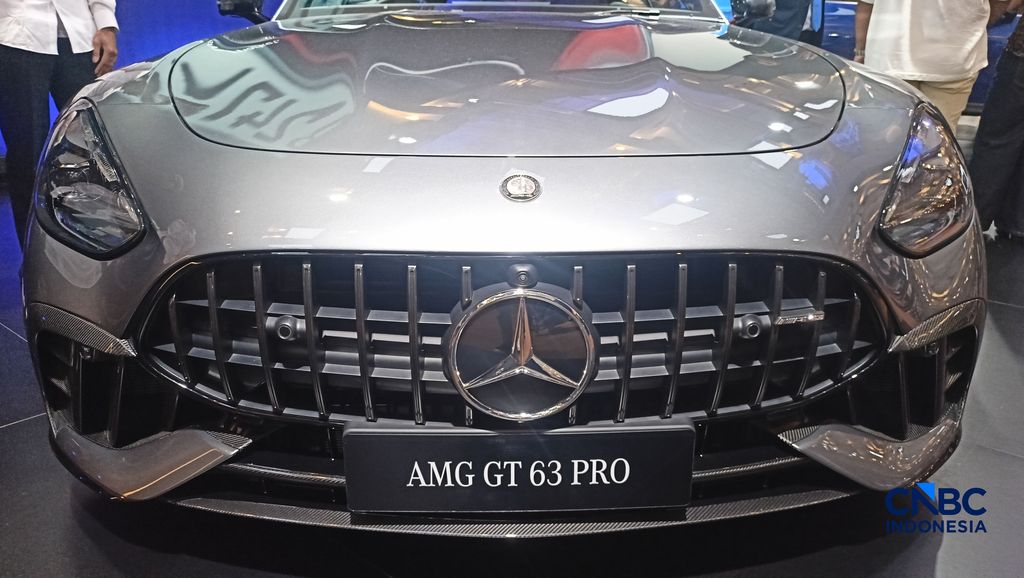 Mercedes Benz AMG GT 63 PRO 4MATIC+ di GIIAS 2026, Senin (3/8/2026). Mercedes Benz AMG GT 63 PRO 4MATIC+ di GIIAS 2026, Senin (3/8/2026). (CNBC Indonesia/Ferry Sandi)