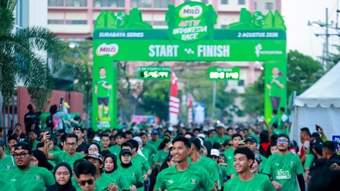 Milo Activ Indonesia Race 2026 menutup rangkaian empat seri di Surabaya, Minggu (2/8).