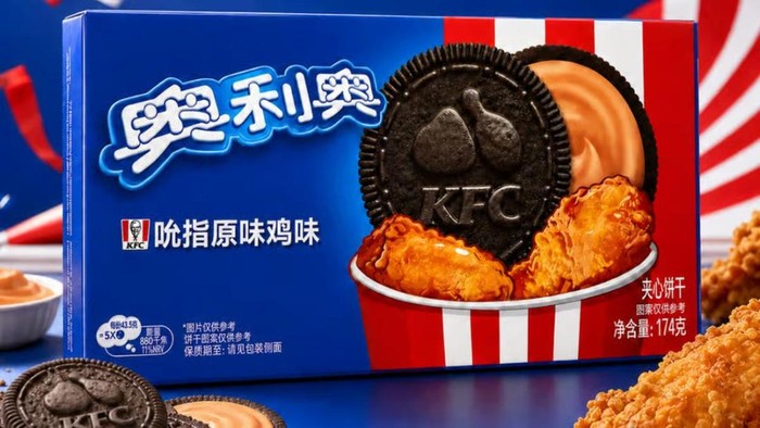 Nyeleneh! Oreo dan KFC Bikin Biskuit Rasa Ayam Goreng