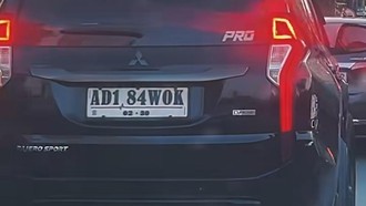 Viral Pajero di Sragen Pakai Pelat Nomor Jorok, Pemilik Ditilang