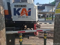Jogja Punya Palang Pintu Perlintasan KA Kemasan Saset, Segini Ukurannya