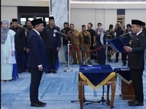 Wali Kota Agung Nugroho Lantik Zulhelmi Arifin Jabat Sekda Pekanbaru