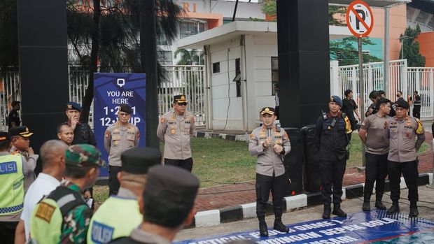 Polres Bogor dan Polda Jabar gelar Tactical Floor Game pengamanan Hyundai ASEAN Cup 2026.