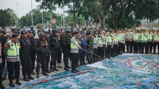 Polres Bogor dan Polda Jabar gelar Tactical Floor Game pengamanan Hyundai ASEAN Cup 2026.