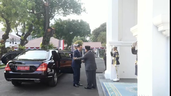 Presiden Prabowo menerima kunjungan Perdana Menteri (PM) Kerajaan Thailand Y.M. Anutin Charnvirakul di Istana Merdeka, Senin (3/8/2026).