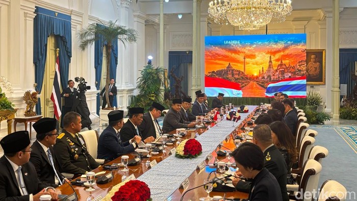 Prabowo bertemu dengan PM Thailand di Istana Kepresidenan Jakarta