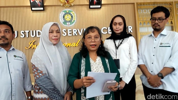 Ketua Satgas PPK USU, Meutia Nauly.