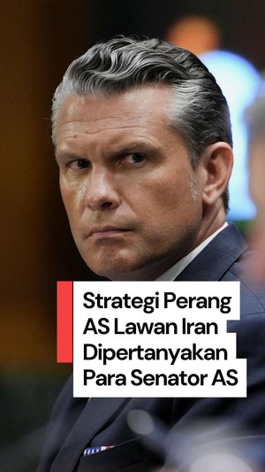  Video Senator Sebut Menteri Hegseth Gagal dalam Perang Lawan Iran