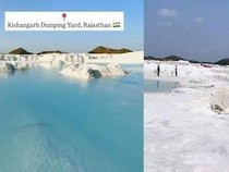 Mirip Pegunungan Salju, Lokasi Wisata Ini Ternyata Tumpukan Limbah Marmer