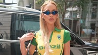 Gaya Mewah Istri Bruno Guimaraes, Dinanti Sebagai WAGs Arsenal Paling Glamour