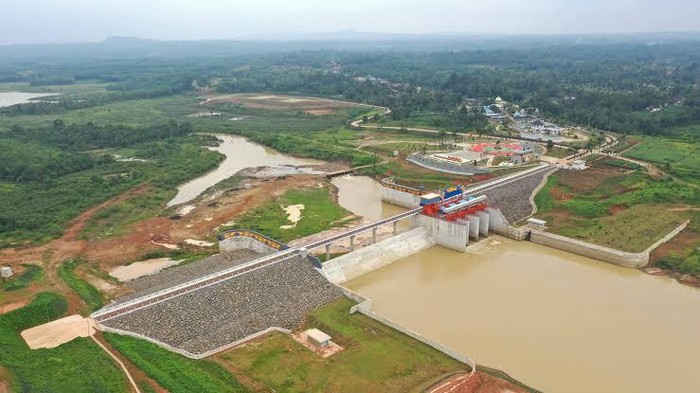 Bendungan Marga Tiga di Lampung