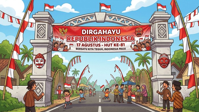 Ilustrasi Banner 17 Agustus