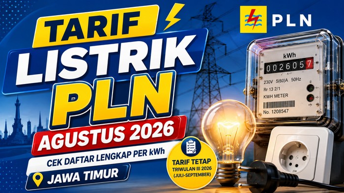 Ilustrasi tarif listrik PLN Agustus 2026.