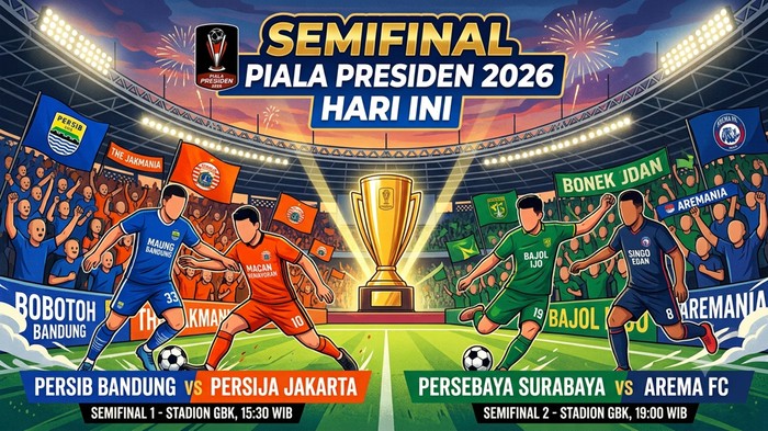 Jadwal Piala Presiden Hari Ini (dibuat dengan AI)