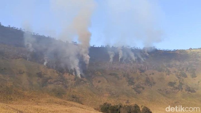 Kebakaran di TN Bromo Tengger Semeru.