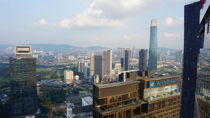 Pemandangan Kuala Lumpur dari Ketinggian