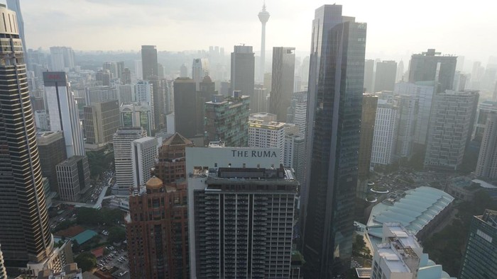 Pemandangan Kuala Lumpur dari Ketinggian